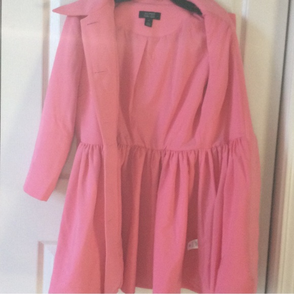Halogen Atlantic-Pacific Peplum Topper Jacket Blazer Pink SZ XS - Picture 10 of 11